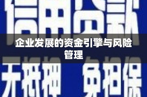伽师企业发展的资金引擎与风险管理