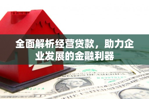 伽师全面解析经营贷款，助力企业发展的金融利器