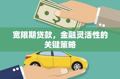 伽师宽限期贷款，金融灵活性的关键策略