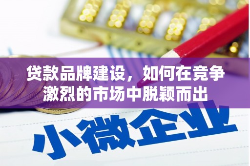 伽师贷款品牌建设，如何在竞争激烈的市场中脱颖而出