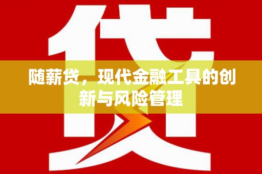 伽师随薪贷，现代金融工具的创新与风险管理