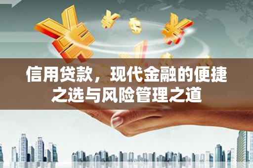 伽师信用贷款，现代金融的便捷之选与风险管理之道