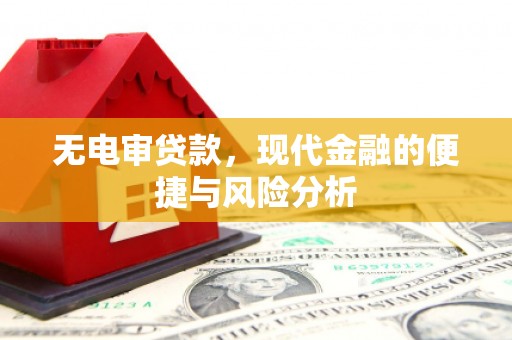 伽师无电审贷款，现代金融的便捷与风险分析
