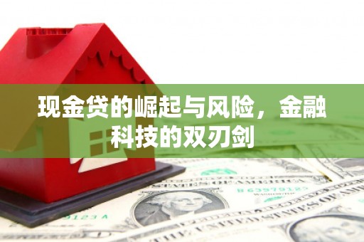 伽师现金贷的崛起与风险，金融科技的双刃剑