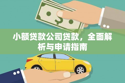 伽师小额贷款公司贷款，全面解析与申请指南