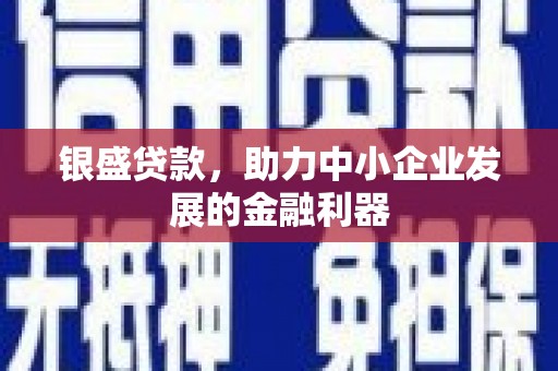 伽师银盛贷款，助力中小企业发展的金融利器