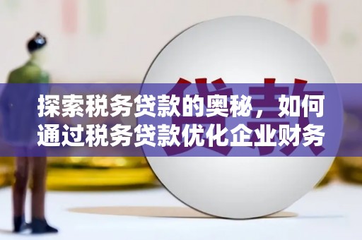 伽师探索税务贷款的奥秘，如何通过税务贷款优化企业财务