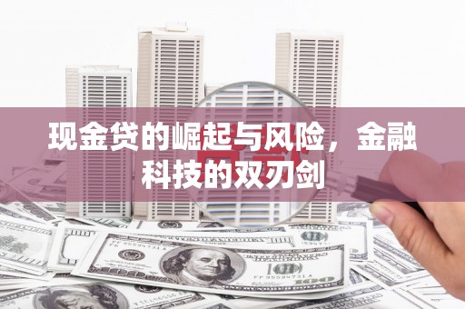 伽师现金贷的崛起与风险，金融科技的双刃剑