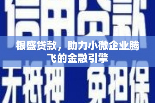 伽师银盛贷款，助力小微企业腾飞的金融引擎
