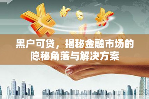 伽师黑户可贷，揭秘金融市场的隐秘角落与解决方案