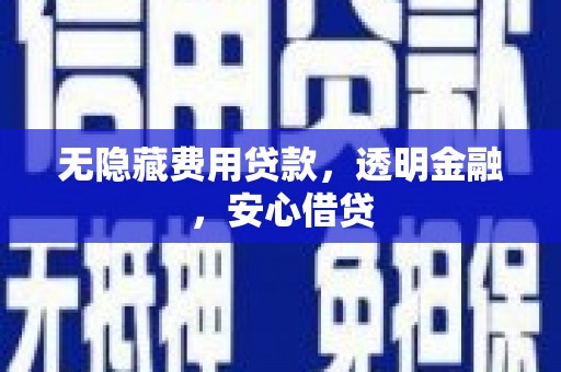 伽师无隐藏费用贷款，透明金融，安心借贷