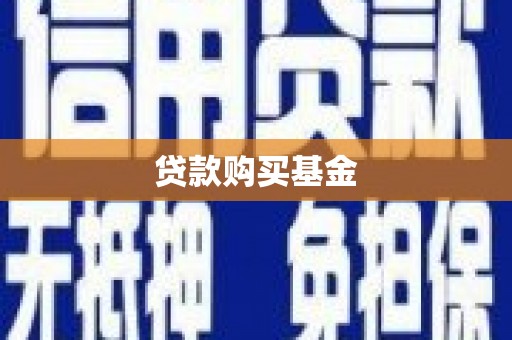 伽师贷款购买基金