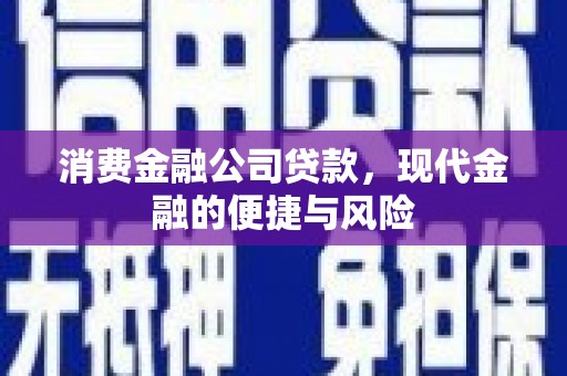 伽师消费金融公司贷款，现代金融的便捷与风险