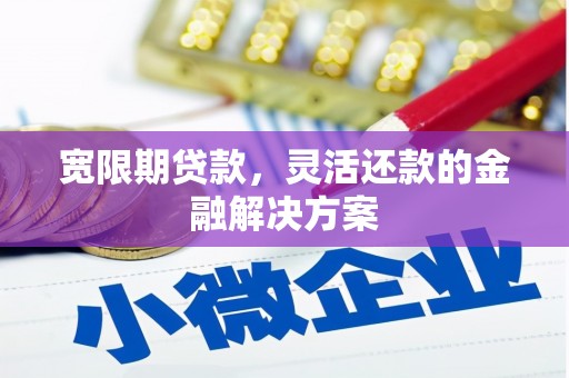 伽师宽限期贷款，灵活还款的金融解决方案