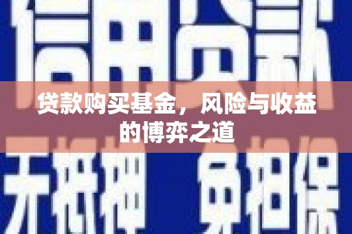 伽师贷款购买基金，风险与收益的博弈之道