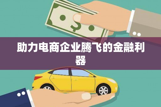 伽师助力电商企业腾飞的金融利器