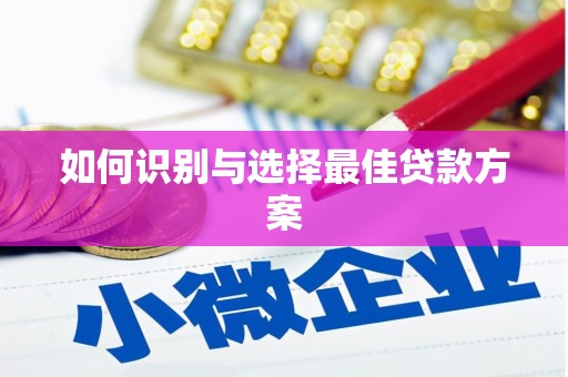 伽师如何识别与选择最佳贷款方案