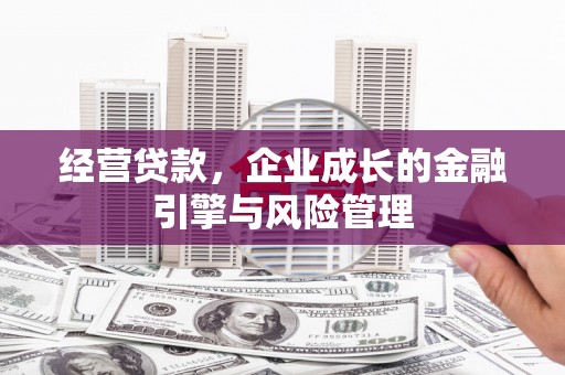 伽师经营贷款，企业成长的金融引擎与风险管理
