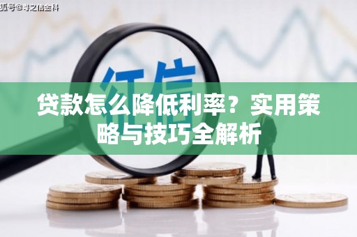 伽师贷款怎么降低利率？实用策略与技巧全解析